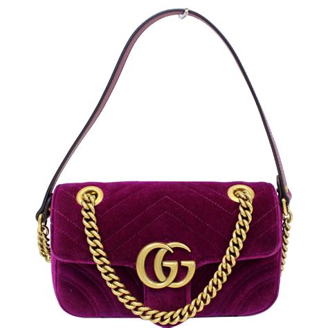 square gucci purse|Gucci crossbody velvet bag.